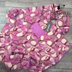 Billabong Full Zip Fleece Sherpa Jacket Size XL